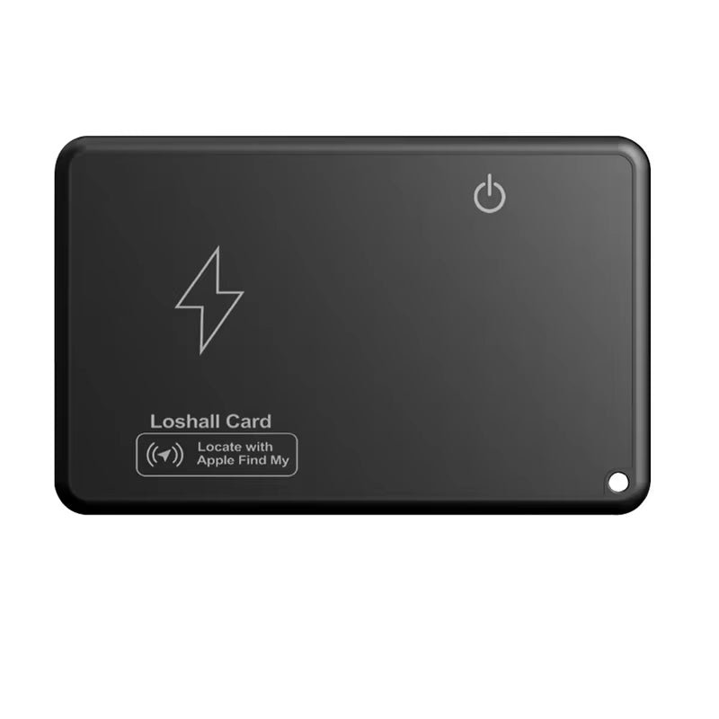 Carte Traceur GPS Ultra-Fine – Recharge Sans Fil, Étanche, Compatible Apple Find My (iOS)